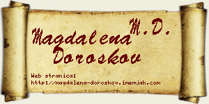 Magdalena Doroškov vizit kartica